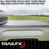 TrailFx - Hard Trifold Tonneau Cover For GM Silverado/Sierra 2500/3500 6.8' (TFX1533)