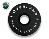 Overland Vehicle Systems - Recovery Ring 6.25 Inch 45,000 lb. Black With Storage Bag - 19240004