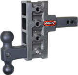 GEN-Y - Hitch GH-414 2" Shank 5" Offset Drop 1.5K TW 10K Hitch & GH-031 Versa-Ball - GH-414
