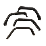 Rugged Ridge - Rugged Ridge 11615.48 Steel Tube Fender Flares; F/R Set; 07-18 Wrangler JK - 11615.48