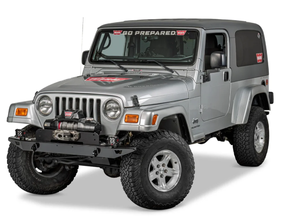 Warn - Rock Crawler Front Full Width Bumper for 1997-2006 Jeep Wrangler TJ - 61853