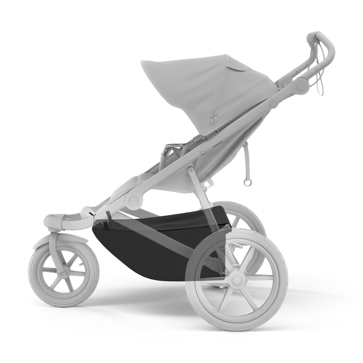 Thule - Urban Glide Single Stroller Extended Cargo Basket - Black - 20110778