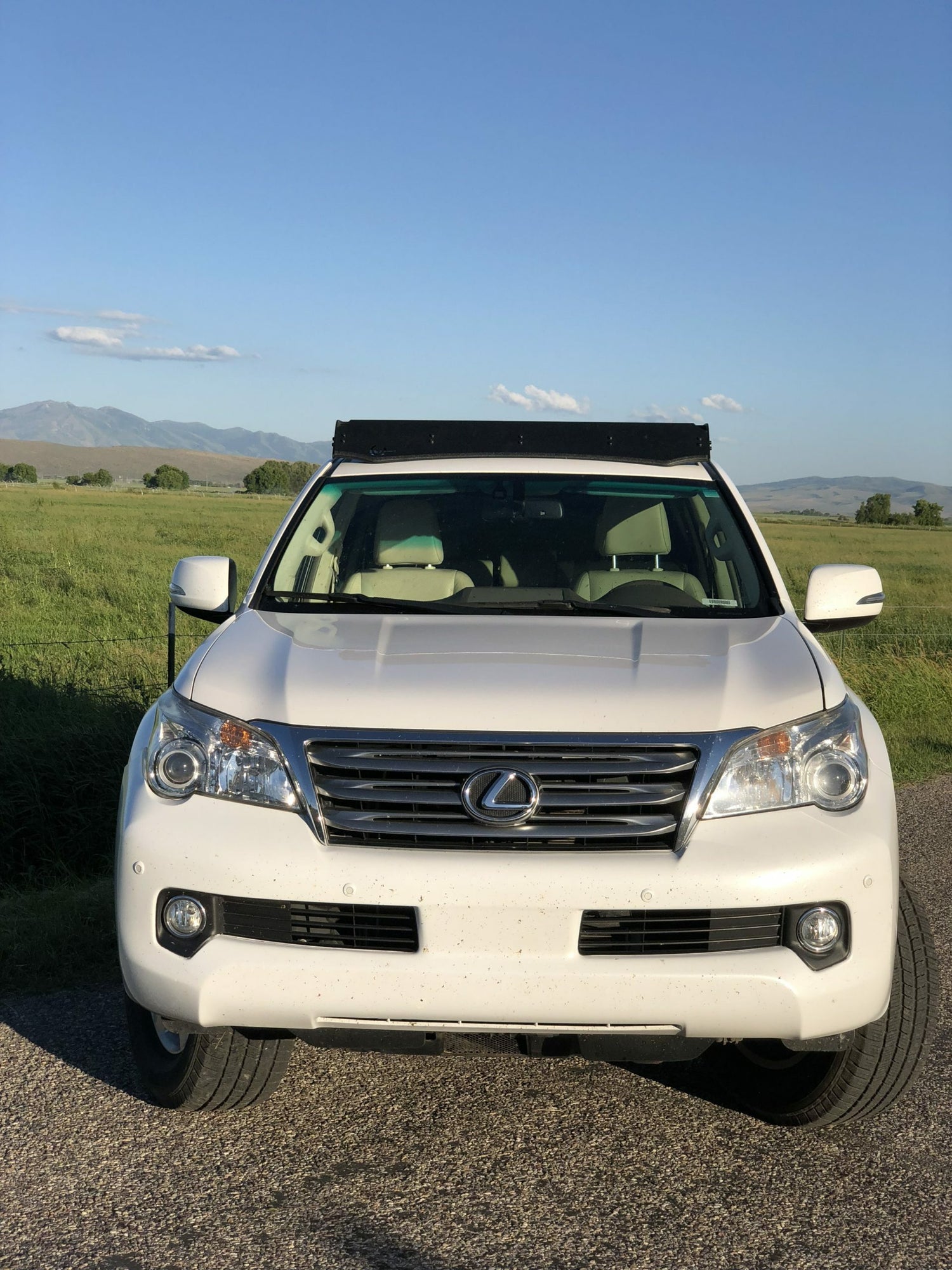 Prinsu - Lexus GX460 Prinsu Roof Rack / Cutout for 40" Light Bars - 400-000-016-002
