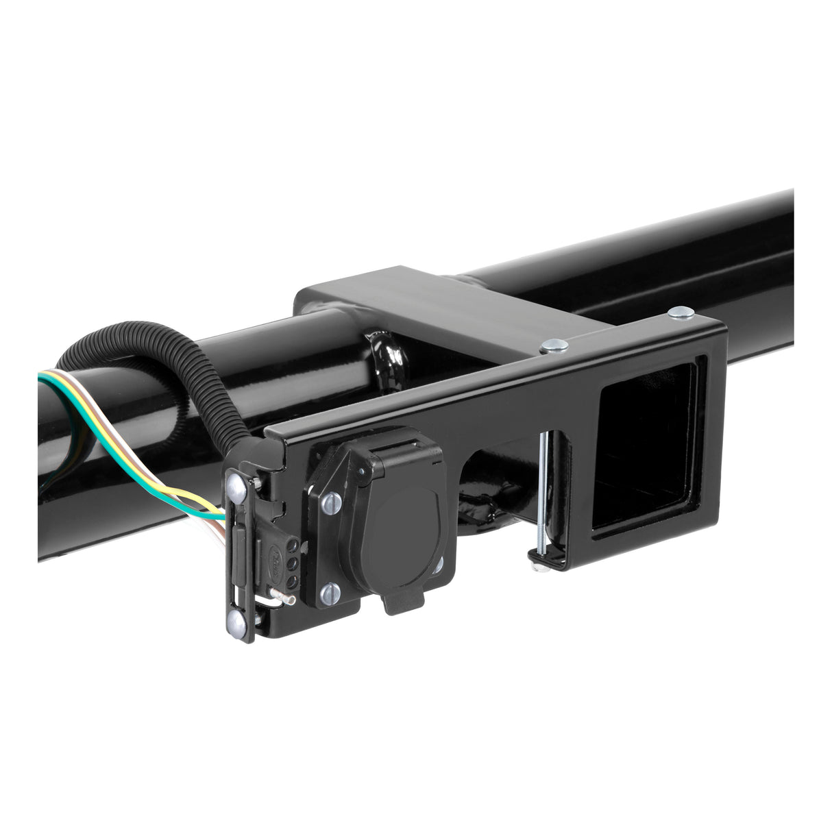 Curt - Easy-Mount Wiring Bracket for 4 or 5-Flat & 6 or 7-Round (2-1/2" Receiver) - 58003