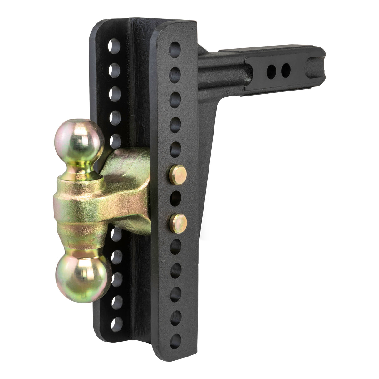 Curt - Adjustable Channel Mount with Dual Ball (2" Shank, 14,000 lbs., 10-1/8" Drop) - 45926