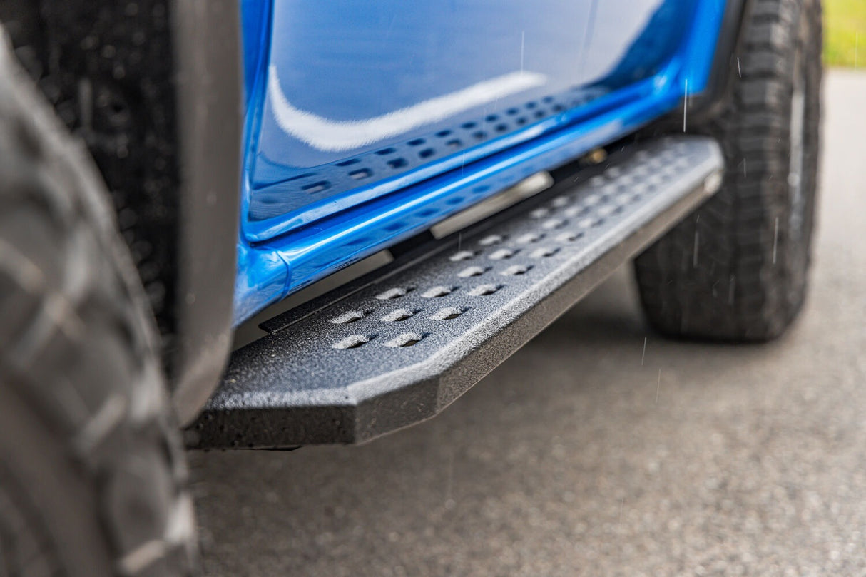 Go Rhino 69636880T - RB30 Running Boards with Mounting Bracket Kit - Protective Bedliner Coating