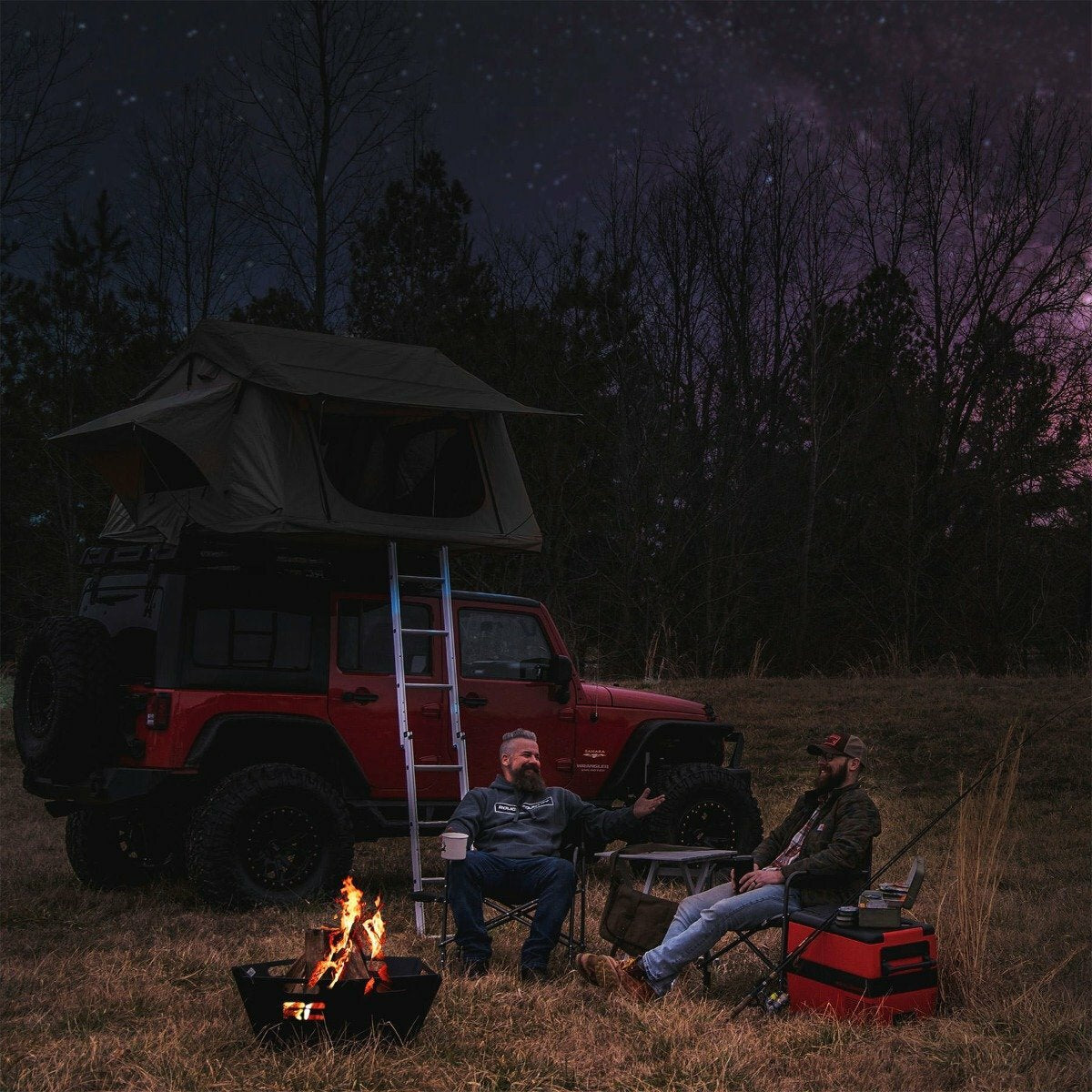 Rough Country 117513A Overland Collapsible Fire Pit w/Carry Bag - 117513A