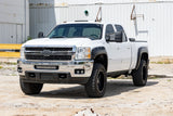Rough Country - Pocket Fender Flares - 6'7 inch & 8' Bed - 16 Graystone - Chevy Silverado 1500/2500HD/3500HD (07-14) - F-C10714B-16