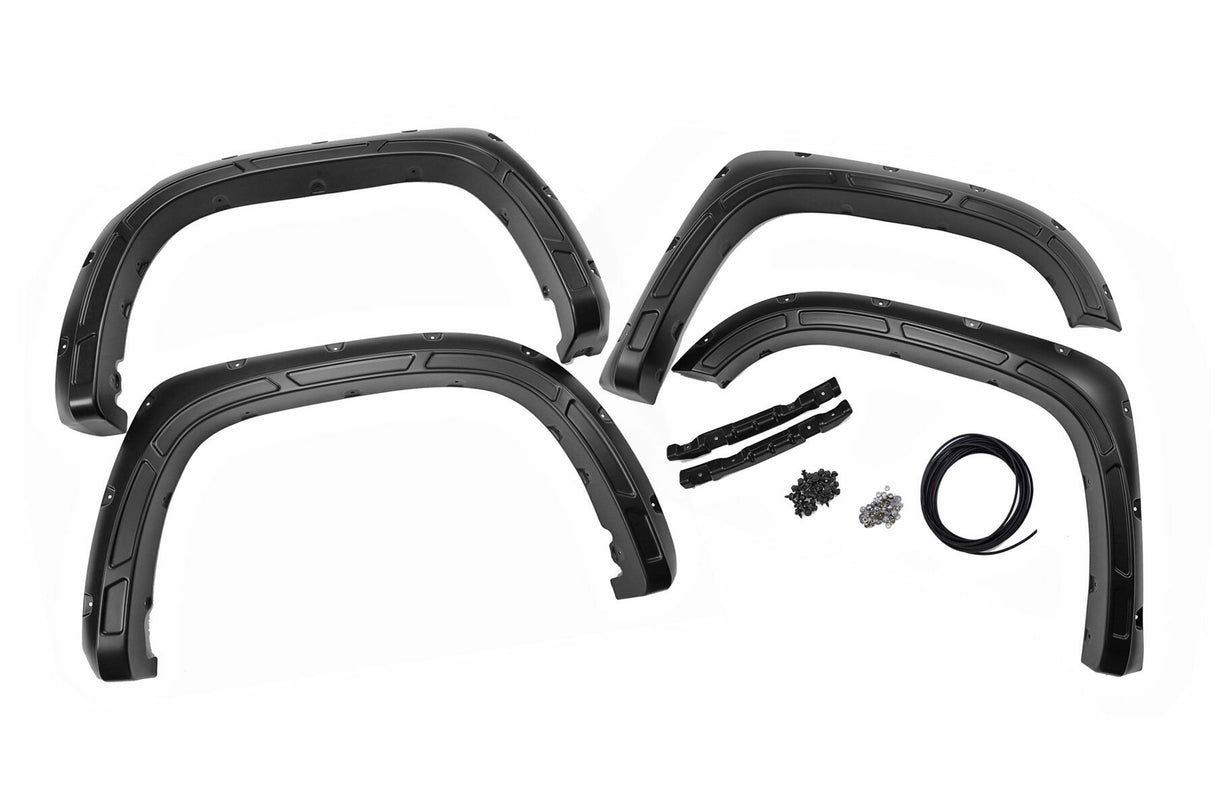 Rough Country A-T11411-202 Defender Pocket Fender Flares - A-T11411-202