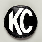 KC Hilites - 6" Vinyl Cover - KC #5100 (Black with White KC Logo) - 5100
