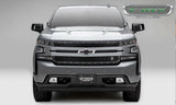 T-Rex Grilles - T-REX 2019-2021 Silverado 1500 Laser X Grille, Black, 1 Pc, Replacement, Chrome Studs - PN #7711261 - 7711261