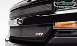 T-Rex Grilles - T-Rex Grilles 51124 Upper Class Grille, Black, Mild Steel, 2 Pc, Insert - 51124