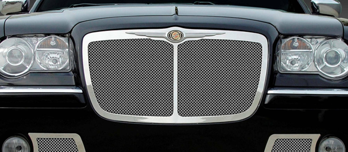 T-Rex Grilles - 1 Pc Small Mesh Stainless Steel Upper Class Grille Replacement - Does not fit 2008-2010 models with speed sensor behind factory grille - 54479