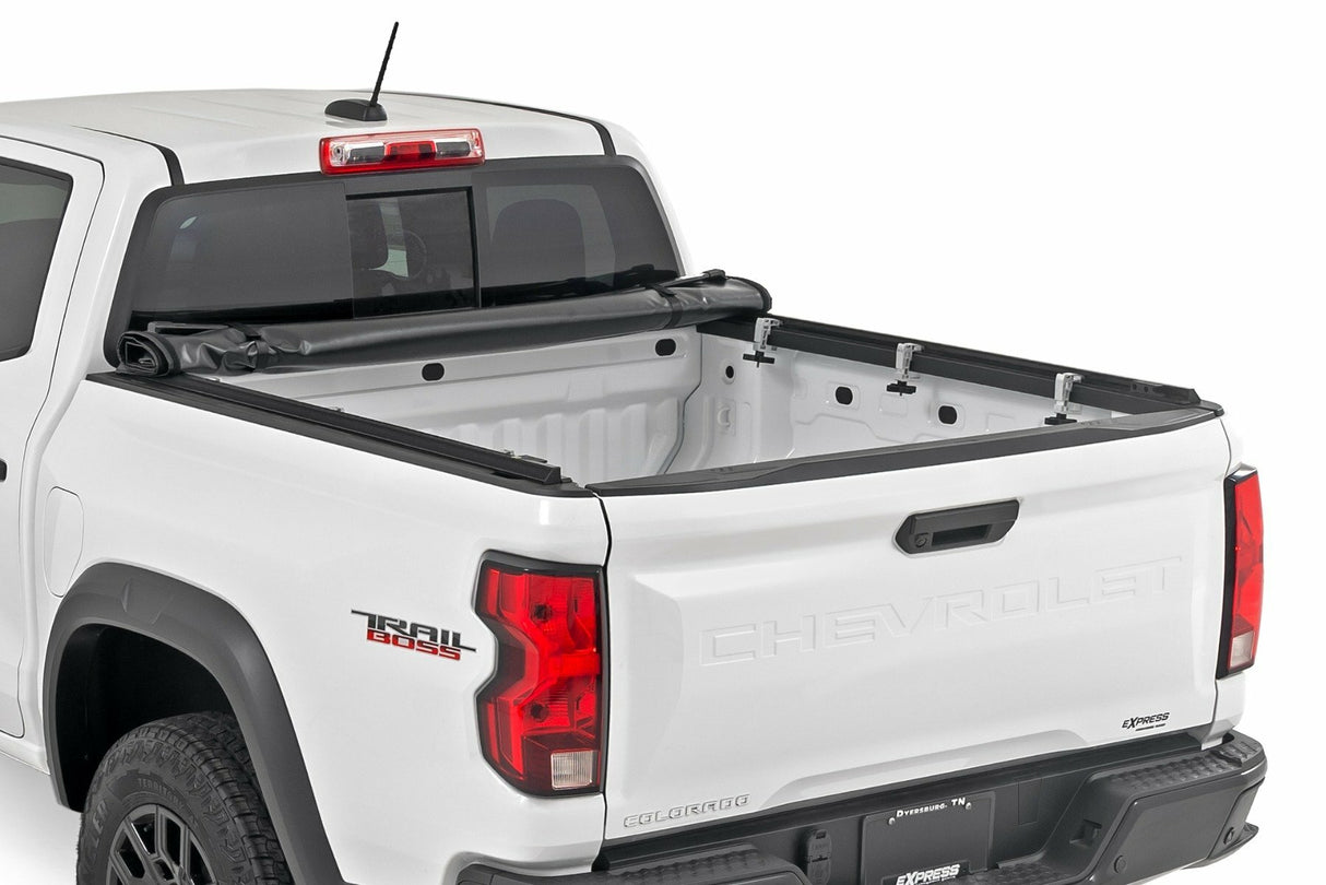 Rough Country 42120500 Soft Roll Up 5ft Bed Cover for 15-24 Chevrolet Colorado/GMC Canyon