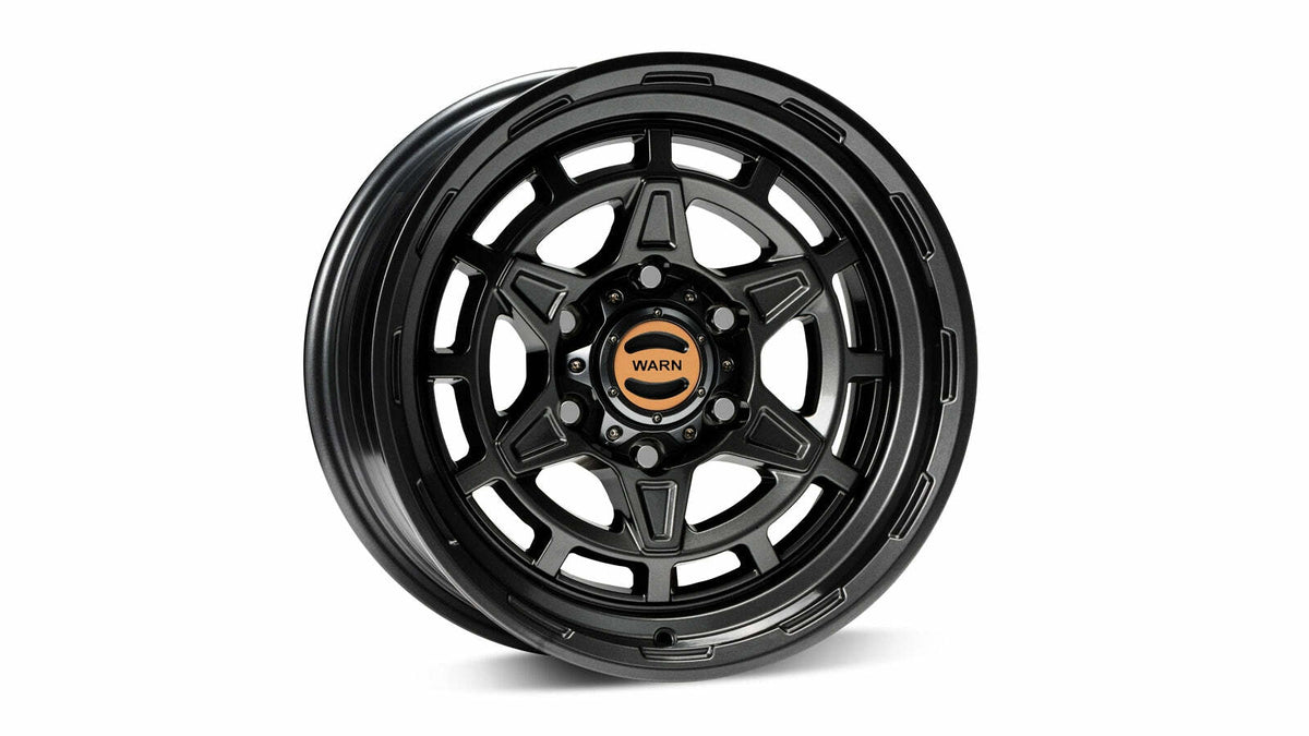Warn - WARN EPIC DIAMOND CUTTER WHEEL - BLACK 6 LUG - 104487