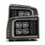 AlphaRex 880319 Projector Headlights Black