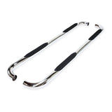 TrailFx - 3" Round Step Bar For Toyota Tundra Double- Stainless (1150540071)