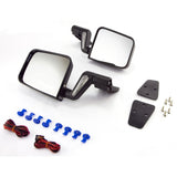 Rugged Ridge - Heated Door Mirror Kit, Black; 87-02 Jeep Wrangler YJ/TJ - 11002.20