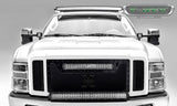 T-Rex Grilles - 3 Pc Small Mesh Mild Steel Stealth Torch Grille Replacement - Does not fit XL base model with black utility grille, chrome package, Includes Universal Wiring Harness - 6315451-BR