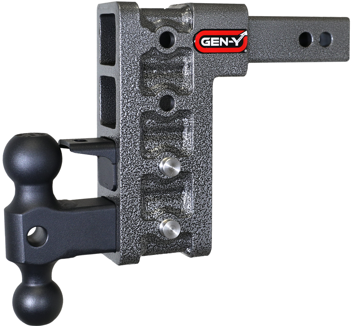 GEN-Y - Hitch GH-324 2" Shank 7.5" Drop 1.5K TW 10K Hitch & GH-031 Versa-Ball & GH-032 Pintle Lock - GH-324