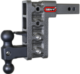 GEN-Y - Hitch GH-324 2" Shank 7.5" Drop 1.5K TW 10K Hitch & GH-031 Versa-Ball & GH-032 Pintle Lock - GH-324