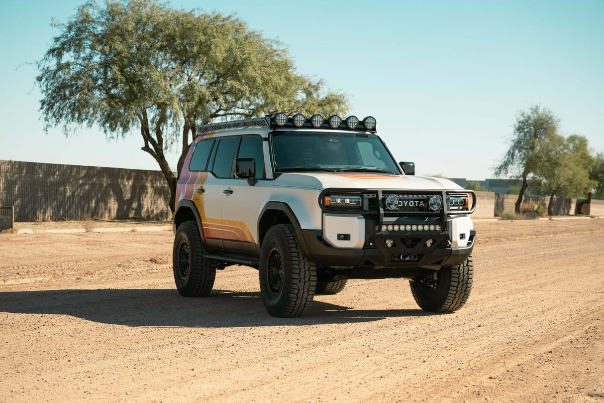 Rago Fabrication - 2024 Toyota Land Cruiser 6" Rigid Round Light Mount for Rago Roof Rack  - AC770660103