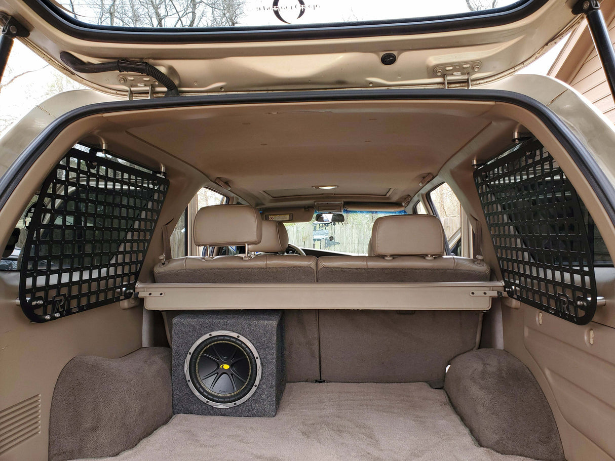 Rago Fabrication - 1996-2002 3rd Gen 4Runner Rear Window Molle Panels - R9502T4RUMSP