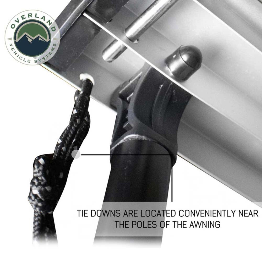 Overland Vehicle Systems - Nomadic Awning 2.5 - 8.0 ft. with Black Cover - 18059909