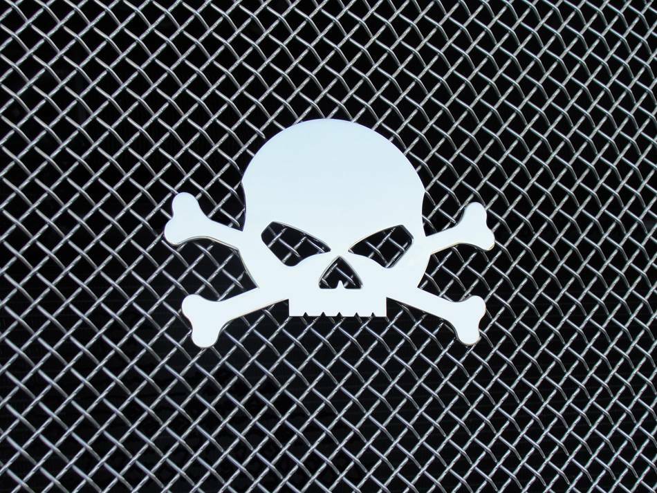 1 Pc Badge Stainless Steel Emblem Universal Bolt-On