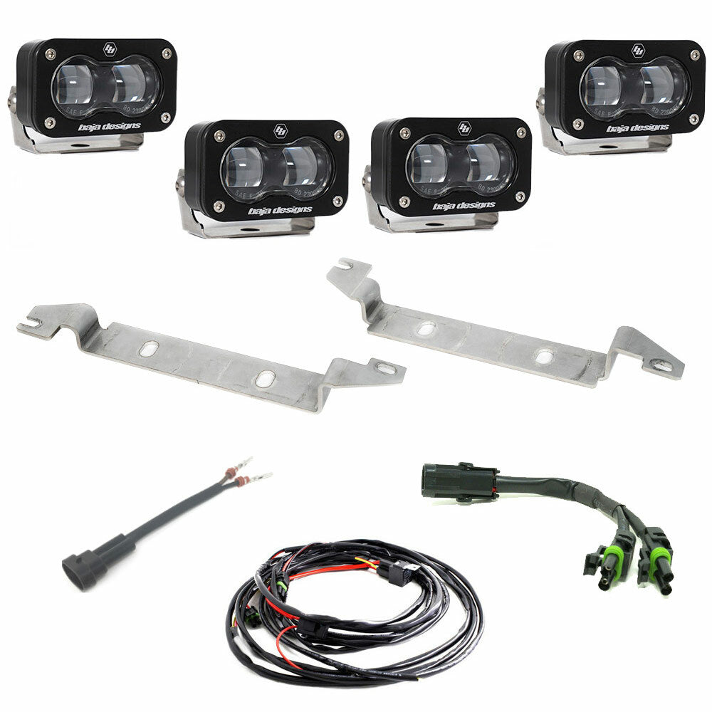 Baja Designs - Baja Designs - 448163 - Toyota S2 SAE OEM Fog Light Replacement Kit