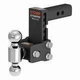CURT 45961 StowPro USA-Made Ball Mount, 5" Drop, 2" Shank, Dual Ball