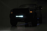 Rough Country - LED Light Kit - Bumper Mount - 20" Chrome Dual Row - Amber DRL - Ford Super Duty (05-07) - 70664DRLA