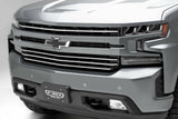 T-Rex Grilles - T-REX 2019-2021 Silverado 1500?Trailboss, RST, LT Round Billet Grille, Horizontal Round, Silver, 4 Pc, Overlay - PN #6211236 - 6211236