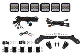 Diode Dynamics - SS5 Grille CrossLink Lightbar Kit for 2017-2020 Ford Raptor, Pro White Combo - DD7337
