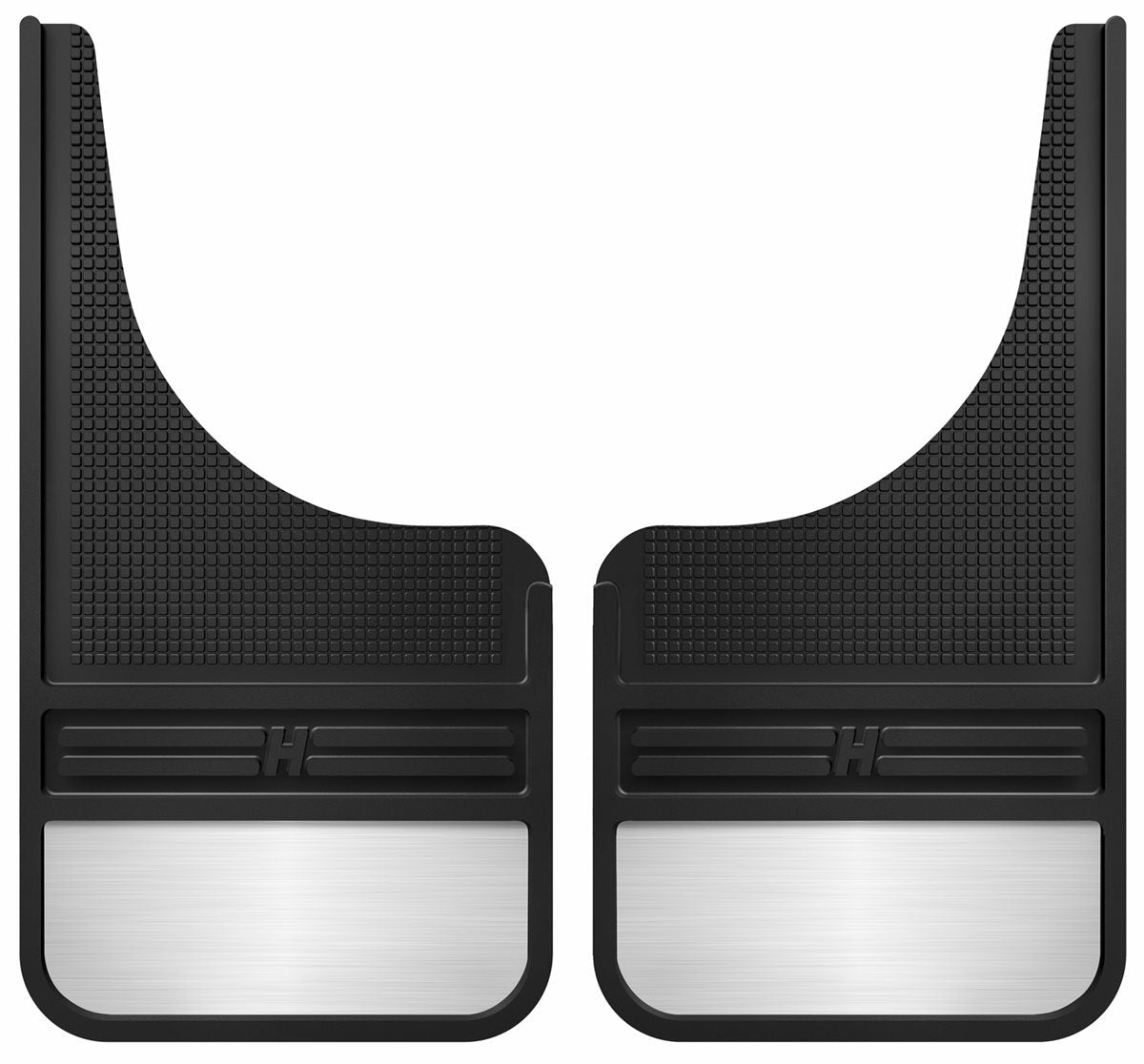 Husky Liners - Rubber Front Mud Flaps - 12IN w/ Weight - 55001