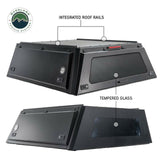Overland Vehicle Systems - Expedition Truck Cap W/Full Wing Doors, Front and Rear Windows and 3rd Brake Light 2016-2023 Toyota Tacoma 5 Foot Bed - 70100001