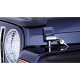 Locking Hood Catch Kit, Chrome; 97-06 Jeep Wrangler TJ