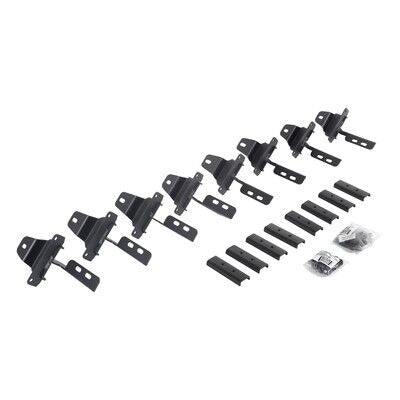 Go Rhino 6945166 - V-Series V3, RB30 and RB Slim Side Steps - MOUNTING BRACKETS ONLY - Textured Black