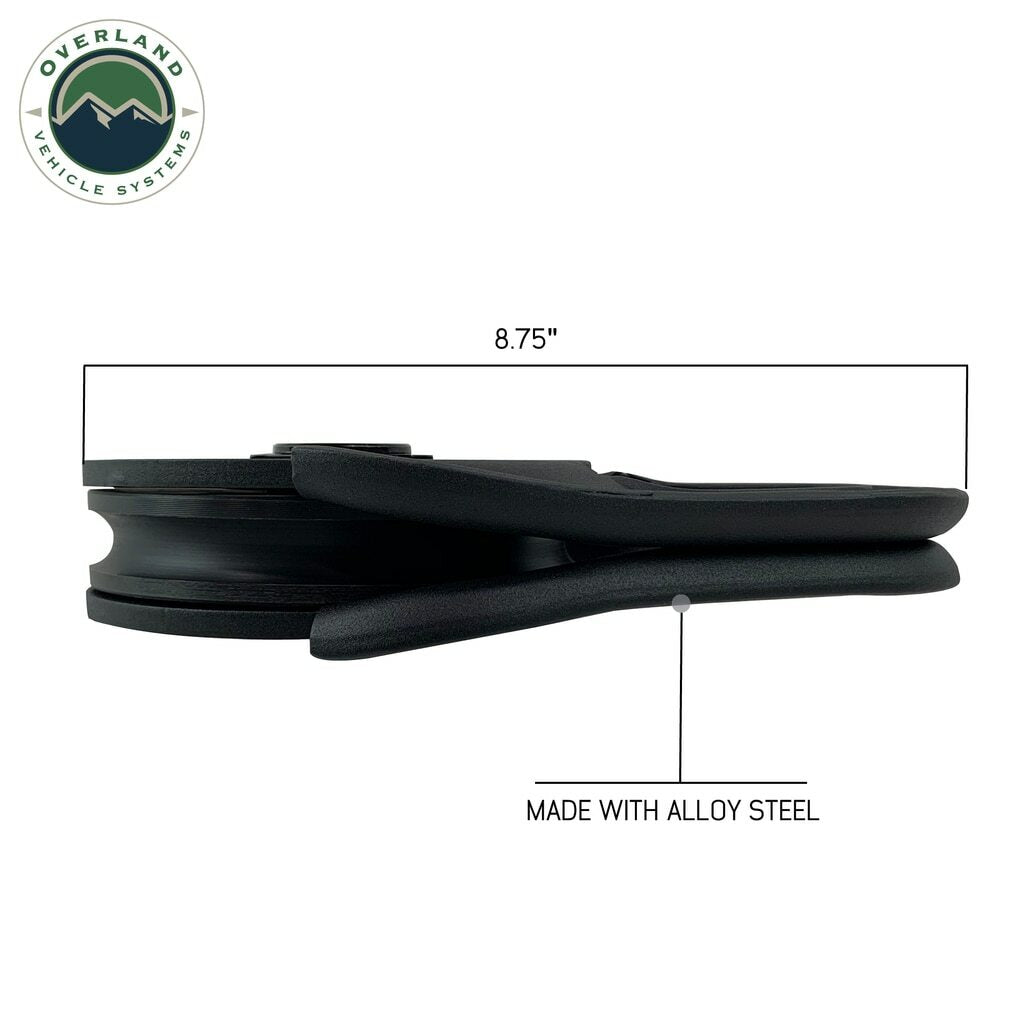 Overland Vehicle Systems - Snatch Block Pulley - Standard Universal - 19139805