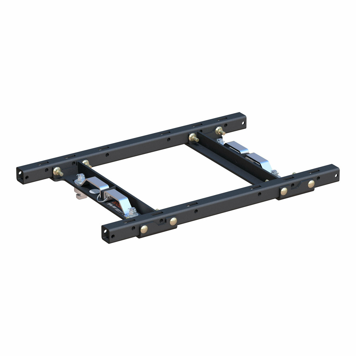 Curt - Puck System 5th Wheel Adapter with Rails, Select Chevy, Ford, GMC, 25K - 16027