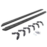 Go Rhino 63434680SPC - RB10 Slim Line Running Boards With Mounting Brackets - Textured Black