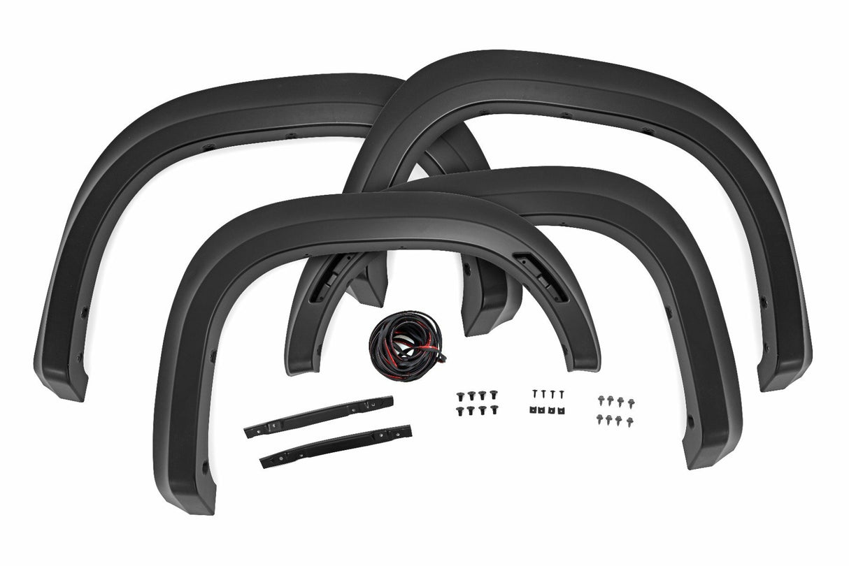 Rough Country - Fender Flares - Sport - KH3 Super Black - Nissan Frontier 2WD/4WD (2022-2024) - S-N12200-KH3