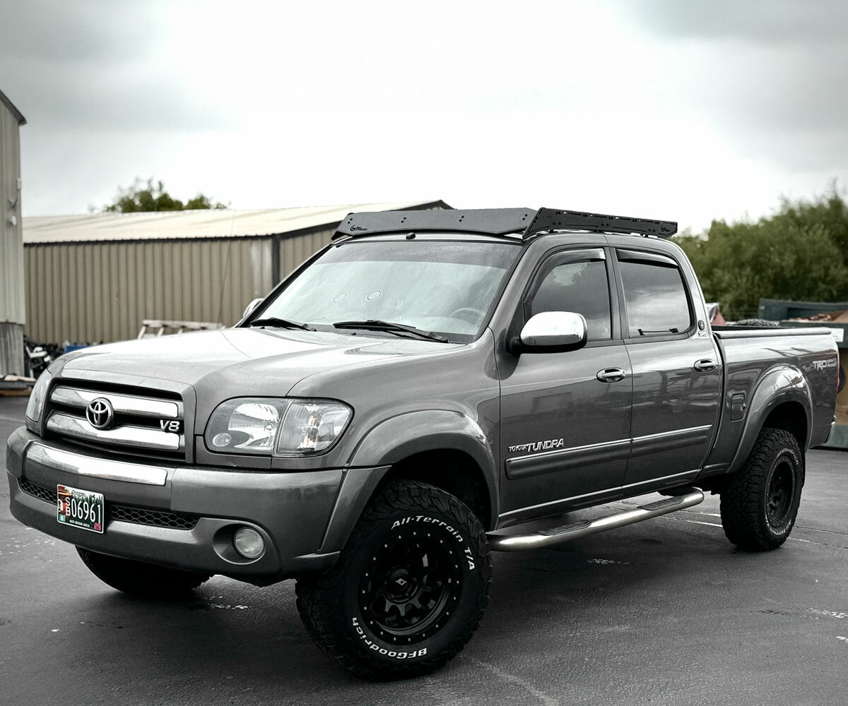 Prinsu - Prinsu Pro Toyota Tundra Double Cab Roof Rack | 2000-2006 - Cutout for 40" Lightbars - 400-002-012-039