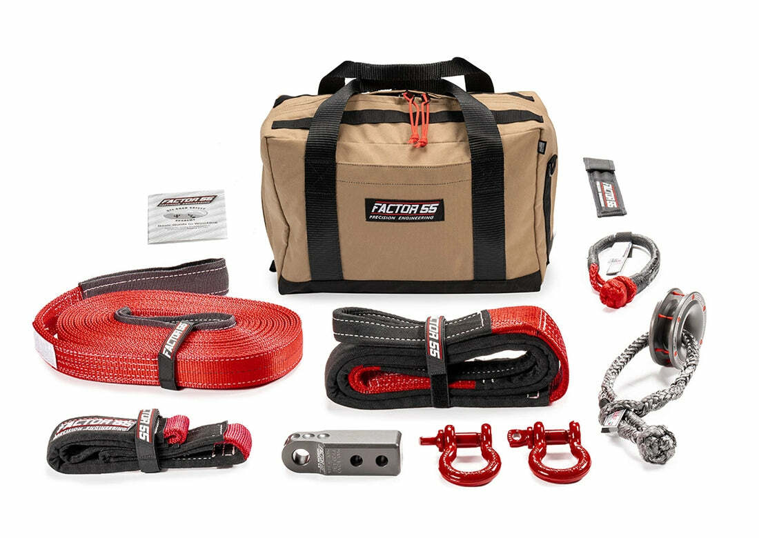 Factor55 - Vehicle Recovery Kit, Sawtooth – Medium - Gray - 00475-06-MEDIUM