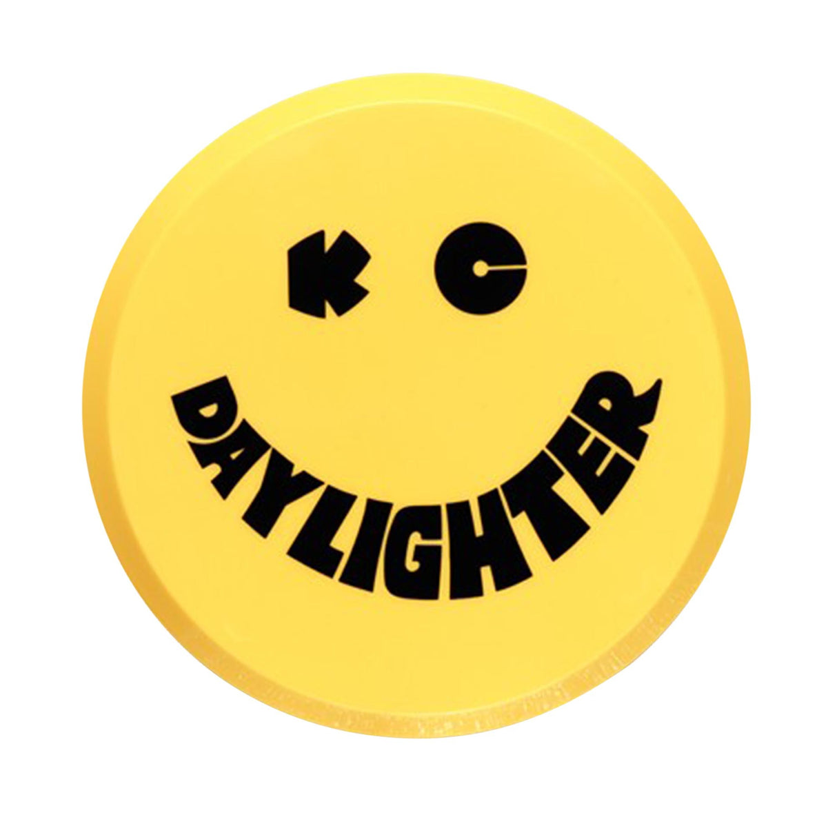 KC Hilites - 6" Plastic Cover - KC #5202 (Yellow with Black KC Daylighter Logo) - 5202