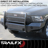 TrailFx - Front Full Replacement Bumper for Ford Superduty (FX3002A)