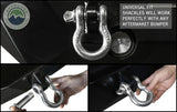 Overland Vehicle Systems - Recovery Shackle D-Ring Bow Shackle vs Soft Shackle - 19010205