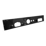 Dash Panel, Pre-Cut Holes, Black; 76-86 Jeep CJ Models