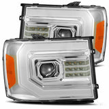 AlphaRex 880096 LED Projector Headlights in Chrome