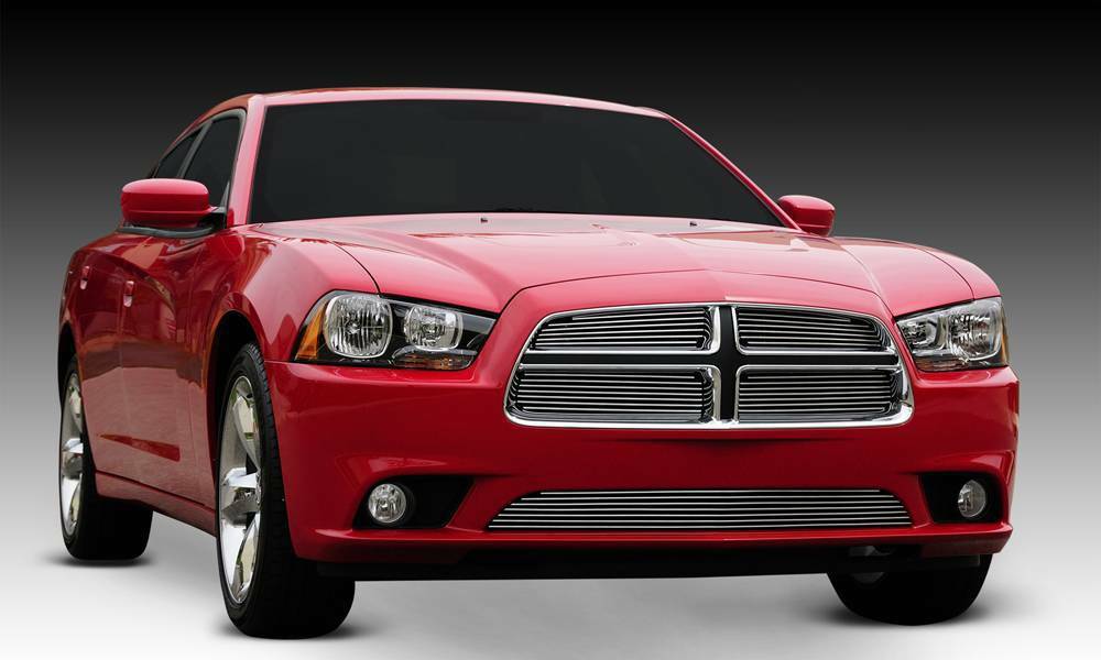 T-Rex Grilles - Billet Grille, Polished, Aluminum, 4 Pc, Overlay - 21442
